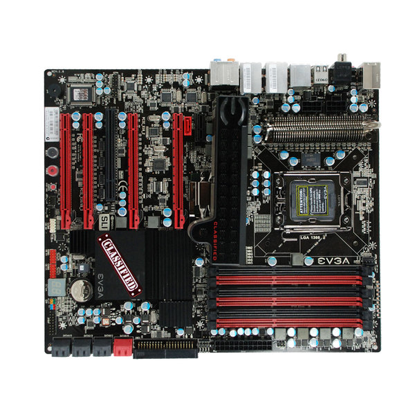 Immagine pubblicata in relazione al seguente contenuto: EVGA lancia la mobo high-end X58 3X SLI Classified per Core i7 | Nome immagine: news9855_1.jpg