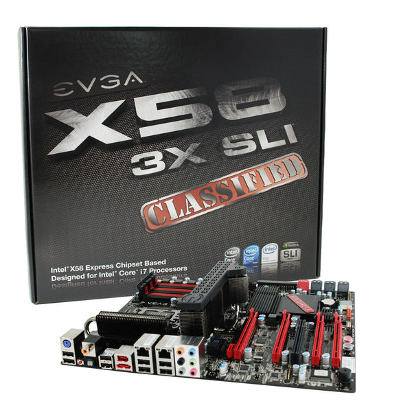 Media asset in full size related to 3dfxzone.it news item entitled as follows: EVGA lancia la mobo high-end X58 3X SLI Classified per Core i7 | Image Name: news9855_2.jpg