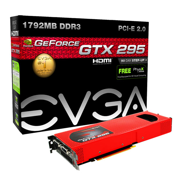 Media asset in full size related to 3dfxzone.it news item entitled as follows: EVGA commercializza la top card GeForce GTX 295 Red Edition | Image Name: news9889_1.jpg