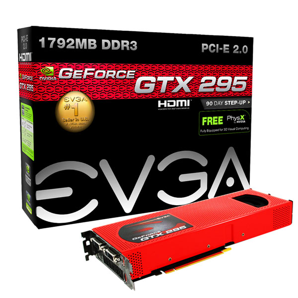 Immagine pubblicata in relazione al seguente contenuto: EVGA commercializza la top card GeForce GTX 295 Red Edition | Nome immagine: news9889_1.jpg