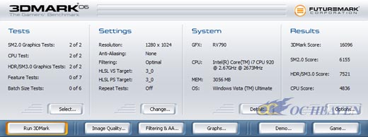 Media asset in full size related to 3dfxzone.it news item entitled as follows: Radeon HD 4890 testata con 3DMark Vantage e 3DMark06 | Image Name: news9893_4.jpg