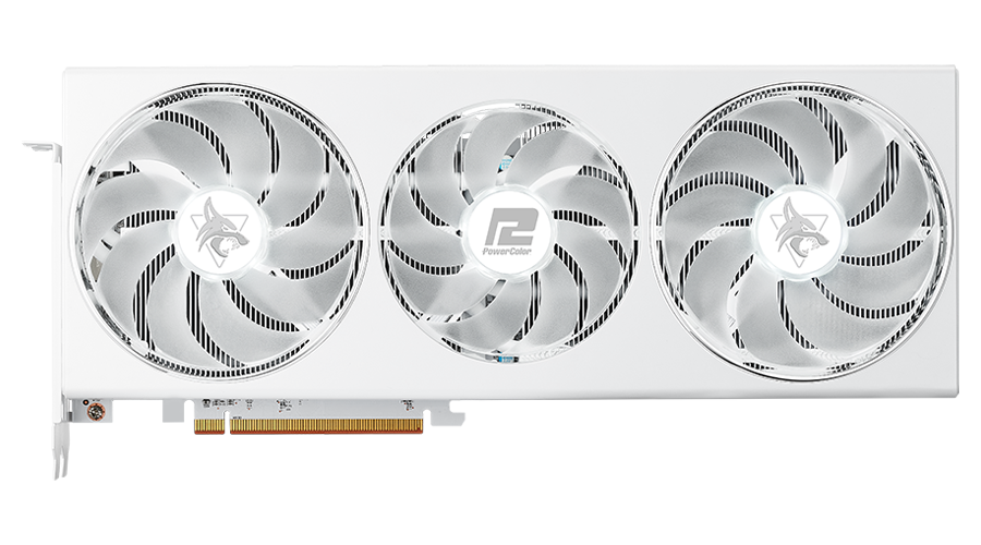 Immagine pubblicata in relazione al seguente contenuto: PowerColor lancia la video card Radeon RX 7800 XT Hellhound Spectral White | Nome immagine: mews34980_PowerColor-Radeon-RX-7800-XT-Hellhound-Spectral-White-16GB-GDDR6_2.png