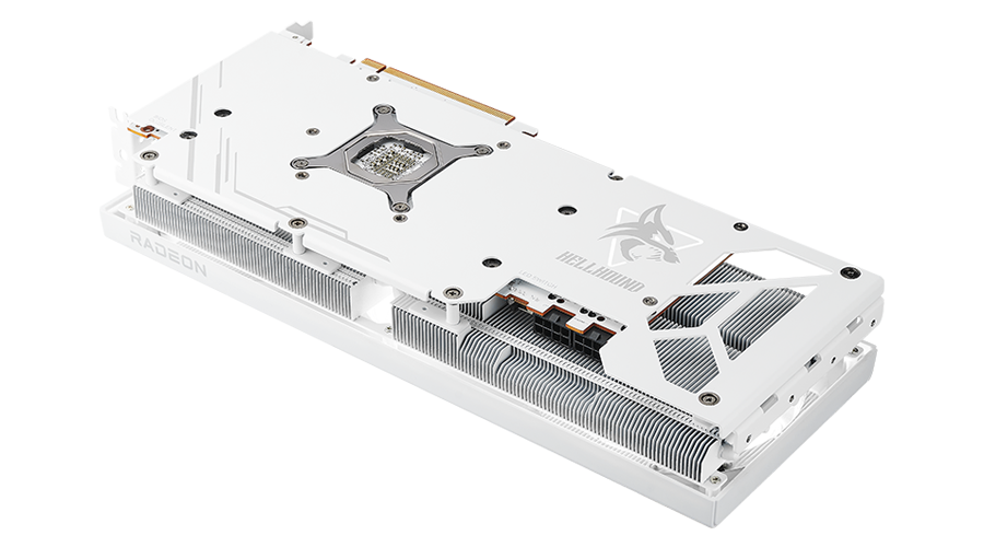 Immagine pubblicata in relazione al seguente contenuto: PowerColor lancia la video card Radeon RX 7800 XT Hellhound Spectral White | Nome immagine: mews34980_PowerColor-Radeon-RX-7800-XT-Hellhound-Spectral-White-16GB-GDDR6_3.png