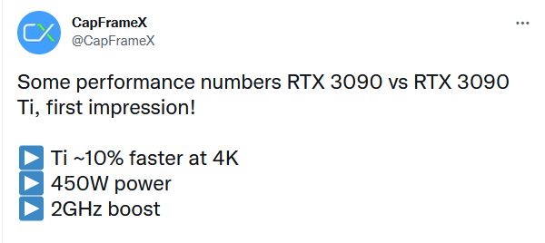 Immagine pubblicata in relazione al seguente contenuto: GeForce RTX 3090 Ti vs GeForce RTX 3090: trapela il divario prestazionale in 4K | Nome immagine: news33129_GeForce-RTX-3090-Ti-vs-GeForce-RTX-3090_1.jpg