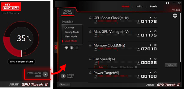 Immagine pubblicata in relazione al seguente contenuto: GeForce & Radeon - Tuning & Monitoring: ASUS GPUTweak II  2.3.9.0 | Nome immagine: news33168_ASUS-GPU-Tweak-II-Screenshot_2.png