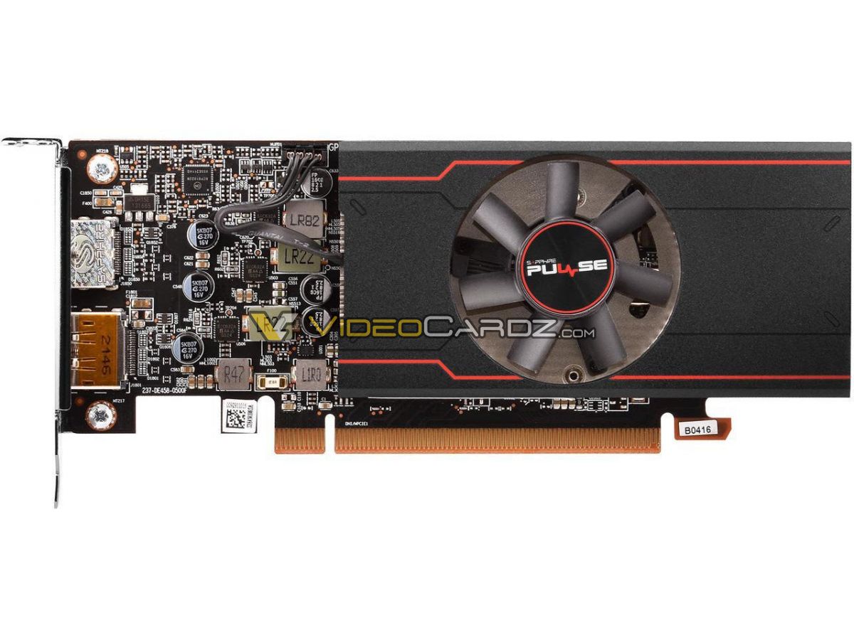 Immagine pubblicata in relazione al seguente contenuto: Foto della Sapphire Radeon RX 6400 PULSE low-profile in arrivo del DIY | Nome immagine: news33200_Sapphire-Radeon-RX-6400-PULSE_2.jpg