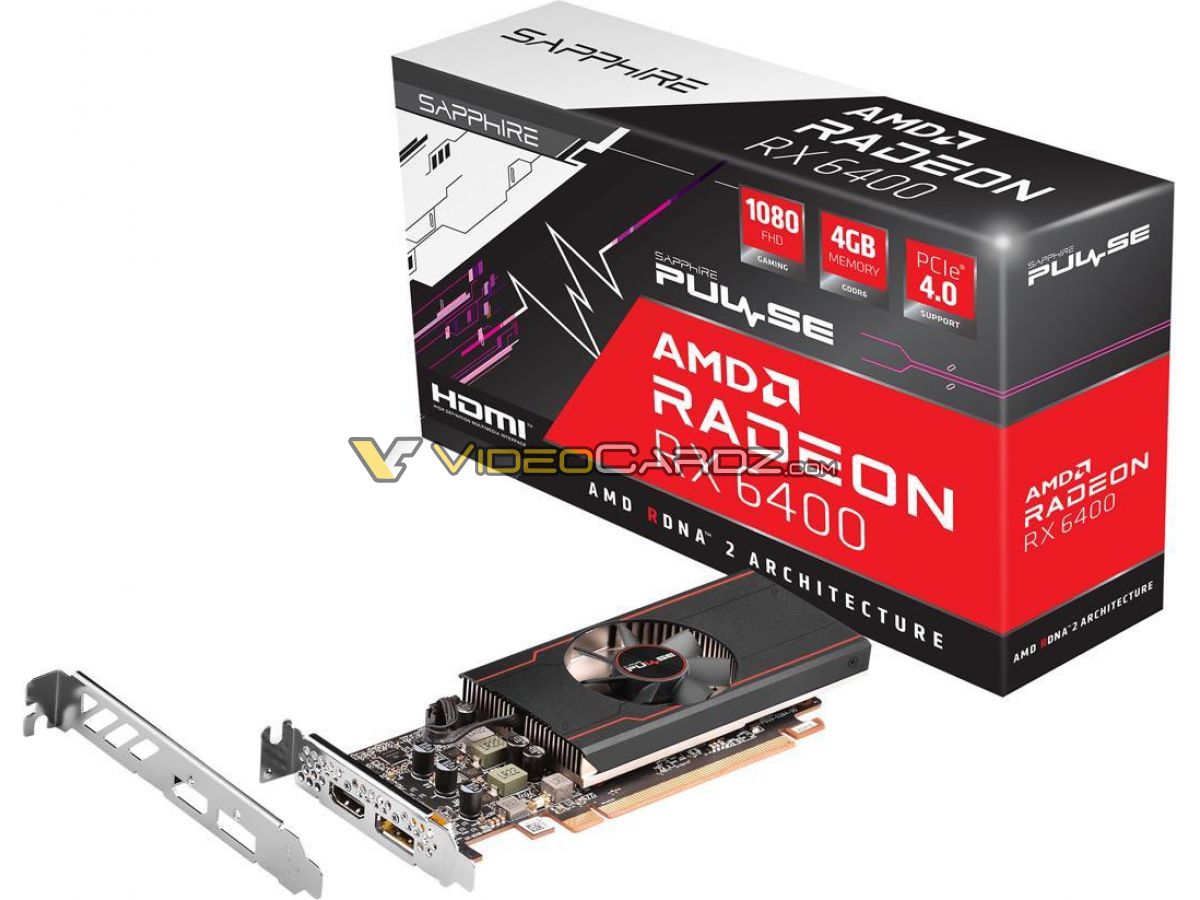 Risorsa grafica - foto, screenshot o immagine in genere - relativa ai contenuti pubblicati da amdzone.it | Nome immagine: news33200_Sapphire-Radeon-RX-6400-PULSE_3.jpg