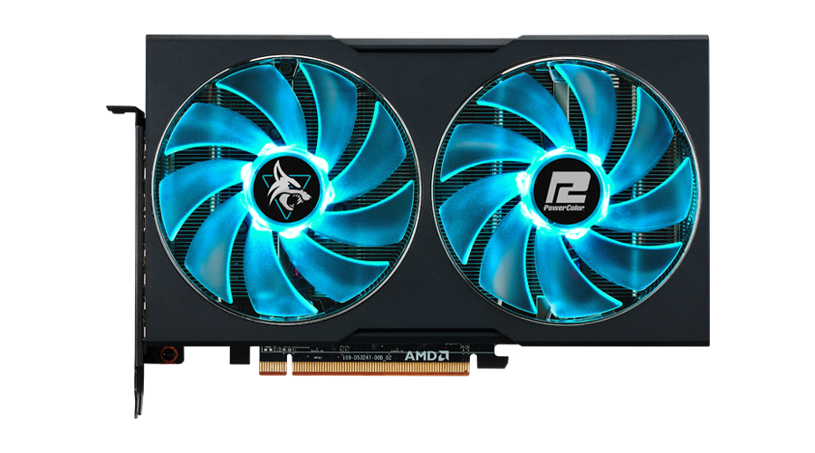 Immagine pubblicata in relazione al seguente contenuto: Specifiche e data di lancio della video card PowerColor RX 6650 XT Hellhound | Nome immagine: news33206_PowerColor-RX-6600-XT-Hellhound_2.png