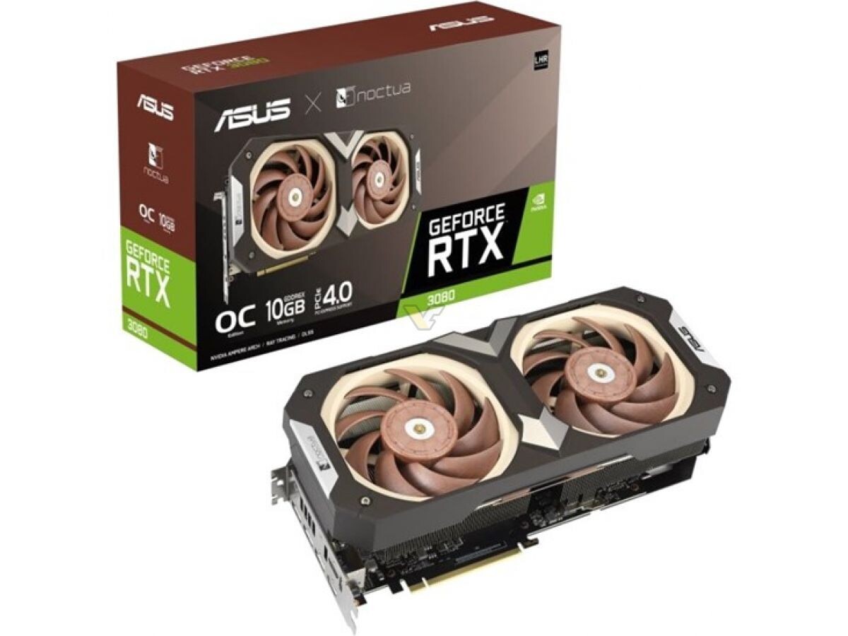 Immagine pubblicata in relazione al seguente contenuto: ASUS e Noctua realizzano una video card GeForce RTX 3080 factory-overclocked | Nome immagine: news33265_Noctua-ASUS-GeForce-RTX-3080_3.jpg