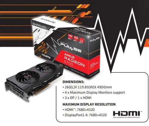 Media asset in full size related to 3dfxzone.it news item entitled as follows: Sapphire prepara il lancio di due (non annunciate) Radeon RX 6700: le foto | Image Name: news33348_Sapphire_Radeon-RX-6700_4.png