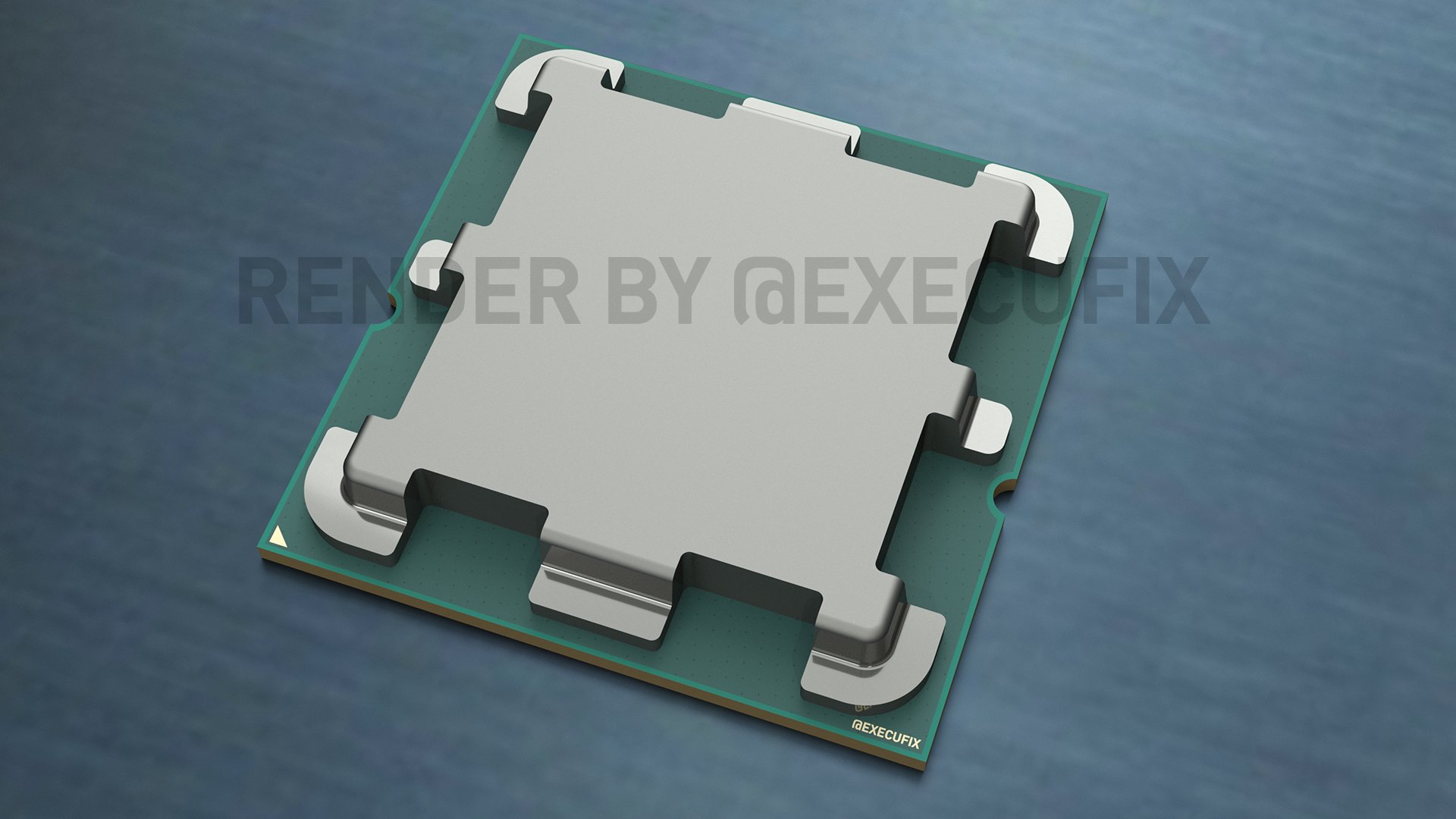 Immagine pubblicata in relazione al seguente contenuto: Foto dell'Integrated Heat Spreader (IHS) di una CPU AMD Zen 4 Ryzen 7000 | Nome immagine: news33360_AMD-Zen4-IHS_2.jpg