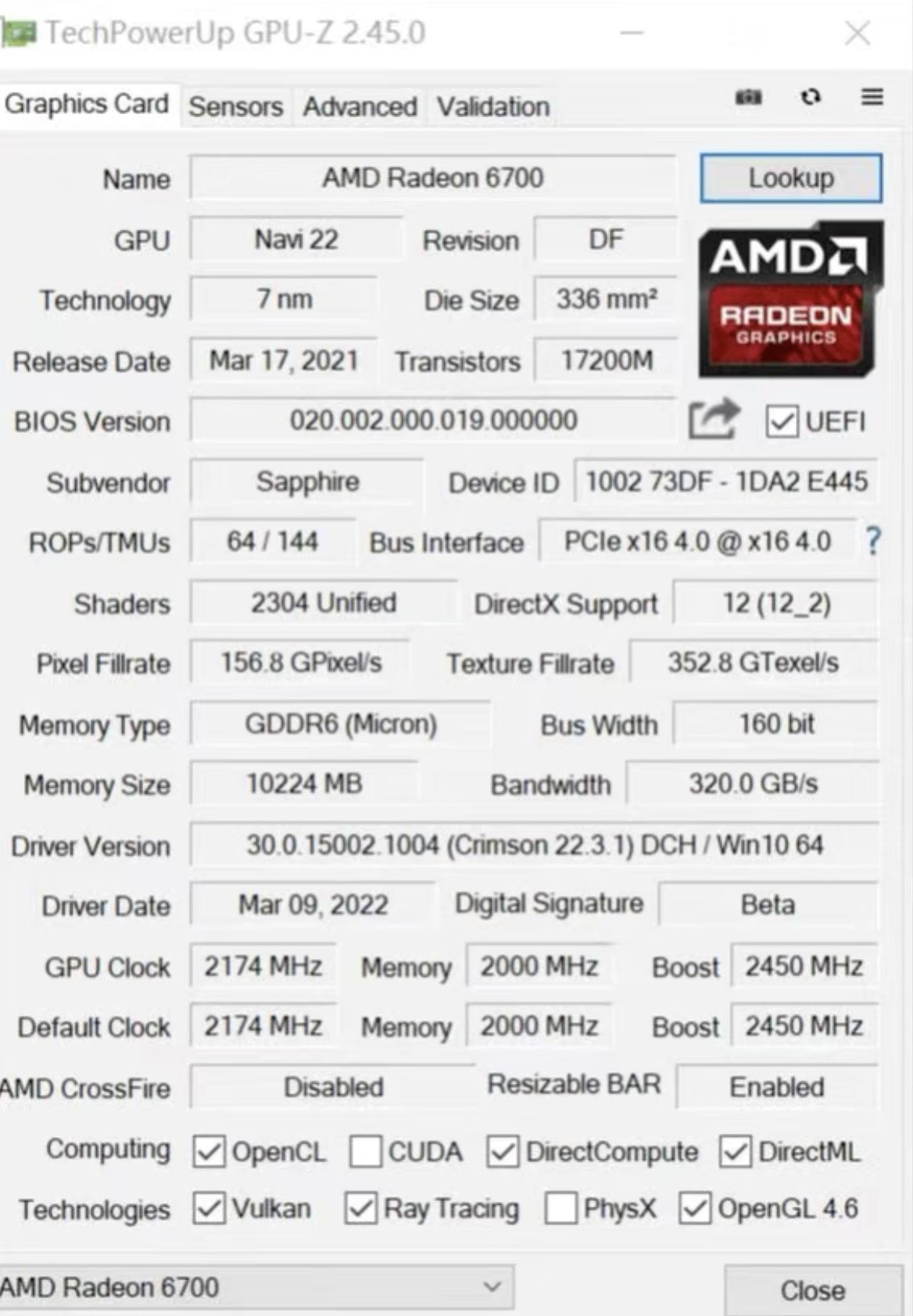 Risorsa grafica - foto, screenshot o immagine in genere - relativa ai contenuti pubblicati da amdzone.it | Nome immagine: news33369_Sapphire-Radeon-6700-Pulse_4.jpg