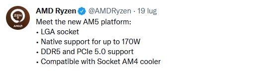 Immagine pubblicata in relazione al seguente contenuto: AMD condivide una foto di una CPU Ryzen AM5 e ne riepiloga le feature | Nome immagine: news33489_AMD-Ryzen-AM5_2.jpg