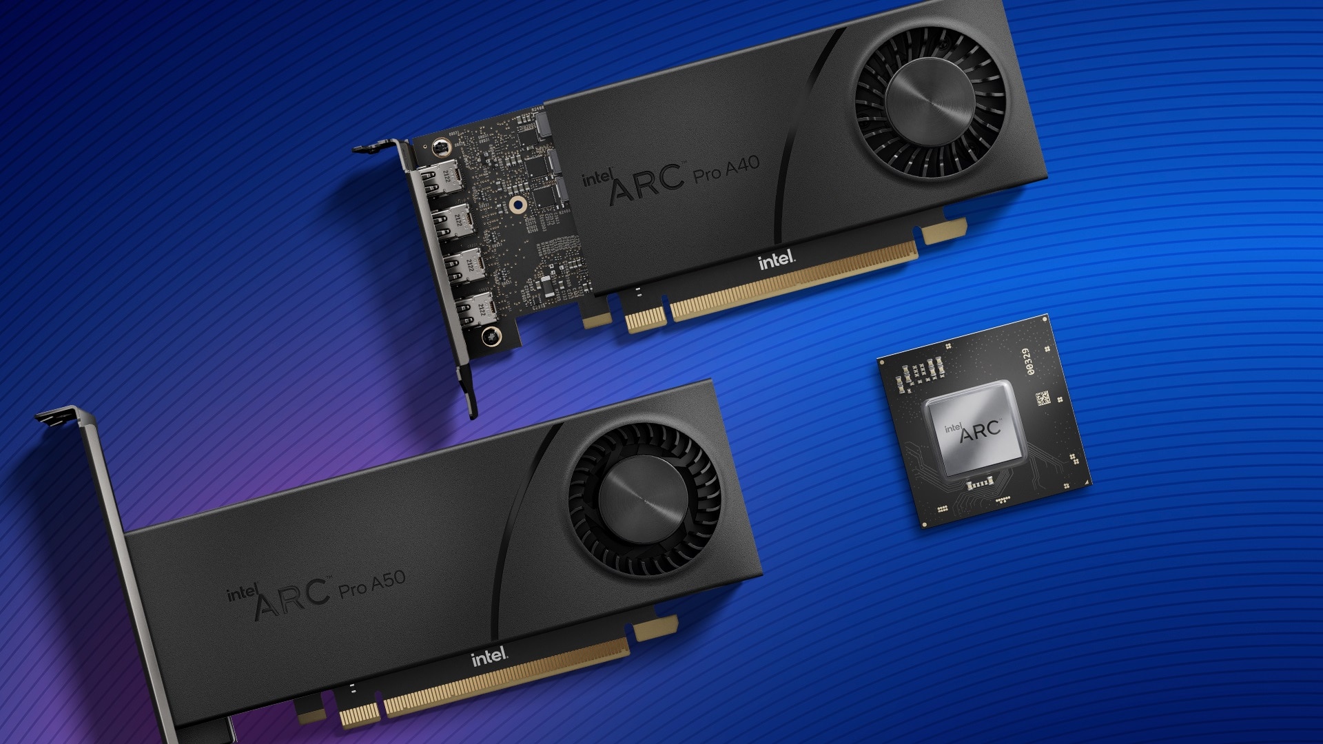 Immagine pubblicata in relazione al seguente contenuto: Intel annuncia le video card Arc Pro A40 e Arc Pro A50, e la GPU Arc Pro A30M | Nome immagine: news33550_Intel-Arc-Pro-A-Series_1.jpg