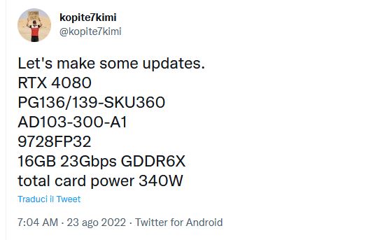 Immagine pubblicata in relazione al seguente contenuto: La GeForce RTX 4080 potrebbe avere GDDR6X da 23Gbps e un TBP di 340W | Nome immagine: news33582_GeForce-RTX-3080_2.jpg