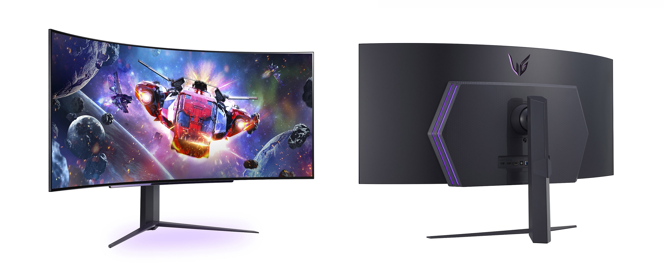 Immagine pubblicata in relazione al seguente contenuto: LG annuncia il gaming monitor UltraGear OLED a schermo curvo da 45-inch | Nome immagine: news33594_LG_45GR95QE_3.jpg