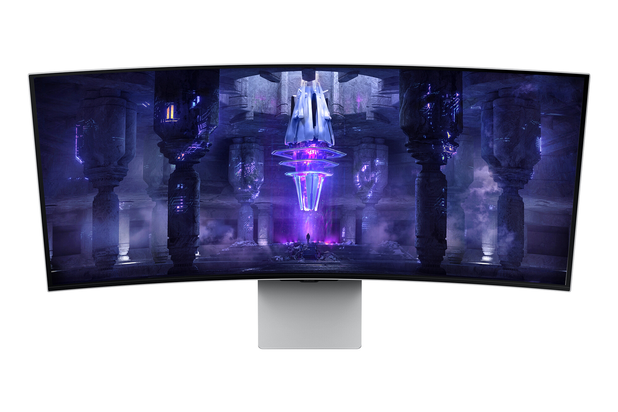 Immagine pubblicata in relazione al seguente contenuto: Samsung annuncia il gaming monitor QHD da 34-inch Odyssey OLED G8 | Nome immagine: news33619_Samsung_Odyssey-OLED-G8_1.jpg