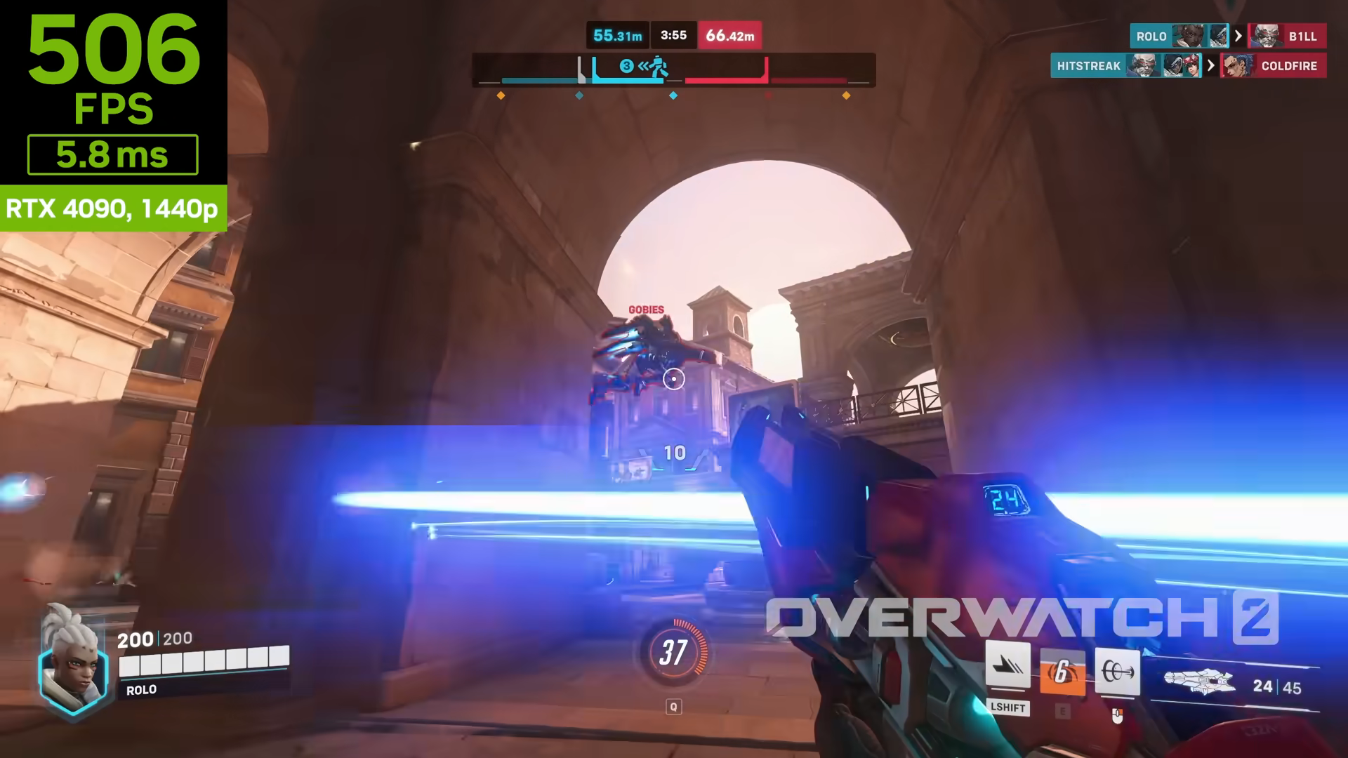 Media asset (photo, screenshot, or image in full size) related to contents posted at 3dfxzone.it | Image Name: news33694_Overwatch-2_GeForce-RTX-4090_Screenshot_1.png