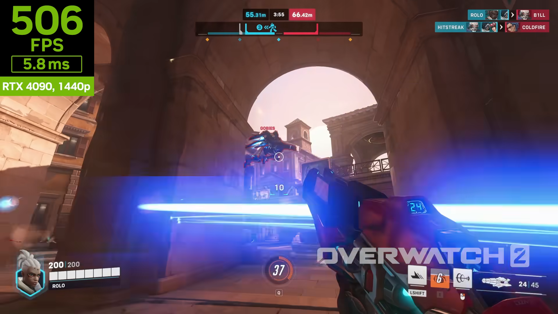 Risorsa grafica - foto, screenshot o immagine in genere - relativa ai contenuti pubblicati da nvidiazone.it | Nome immagine: news33694_Overwatch-2_GeForce-RTX-4090_Screenshot_1.png