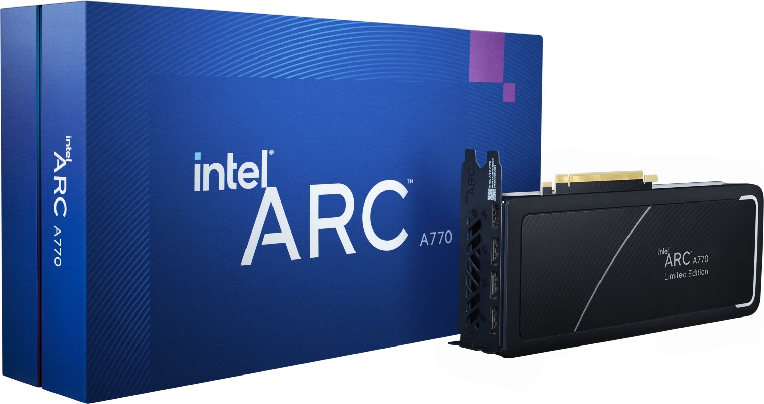 Immagine pubblicata in relazione al seguente contenuto: La scheda grafica Arc A770 Limited Edition nel catalogo di due store tedeschi | Nome immagine: news33750_Intel-Arc-A770-Limited-Edition_3.jpg