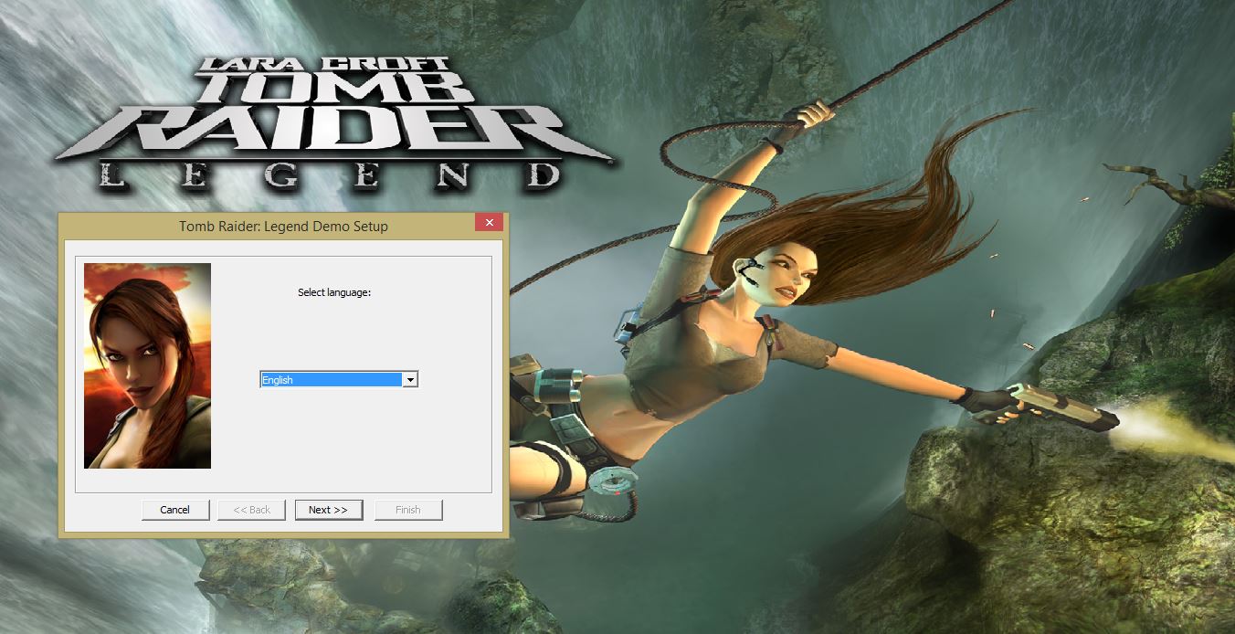 Immagine pubblicata in relazione al seguente contenuto: Historical videogame demos suggested by 3dfxzone | Tomb Raider: Legend Demo | Nome immagine: news33752_Tomb-Raider-Legend_Setup_1.jpg