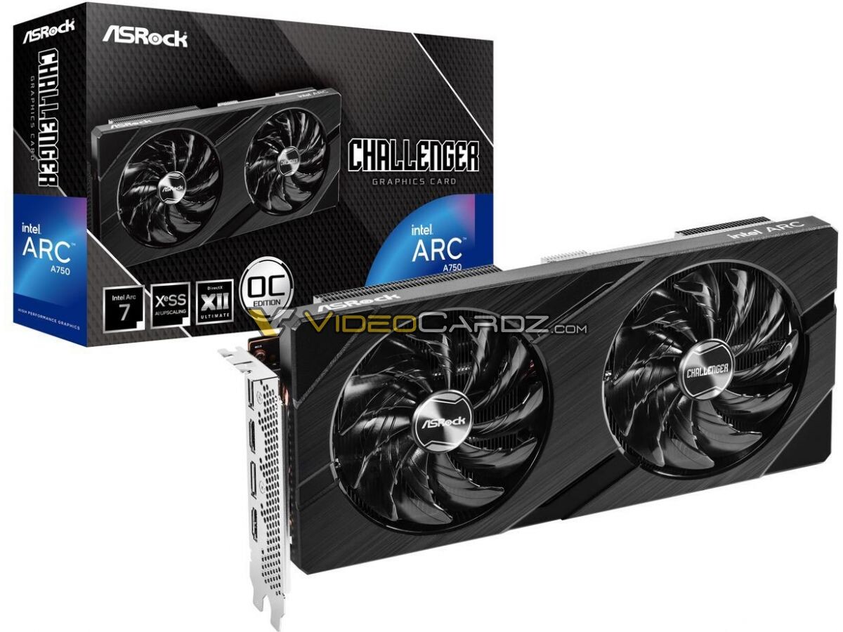 Immagine pubblicata in relazione al seguente contenuto: Foto delle card Arc A770 Phantom Gaming OC e Arc A750 Challenger di ASRock | Nome immagine: news33757_ASRock_Intel-Arc-Alchemist_4.jpg