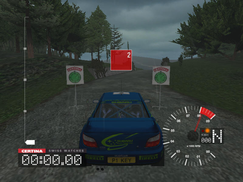 Media asset in full size related to 3dfxzone.it news item entitled as follows: 3dfx Historical Assets | Official Videogame Demos | Colin McRae Rally 3 | Image Name: news33904_Colin-McRae-Rally-3_Voodoo5_Screenshot_1.jpg