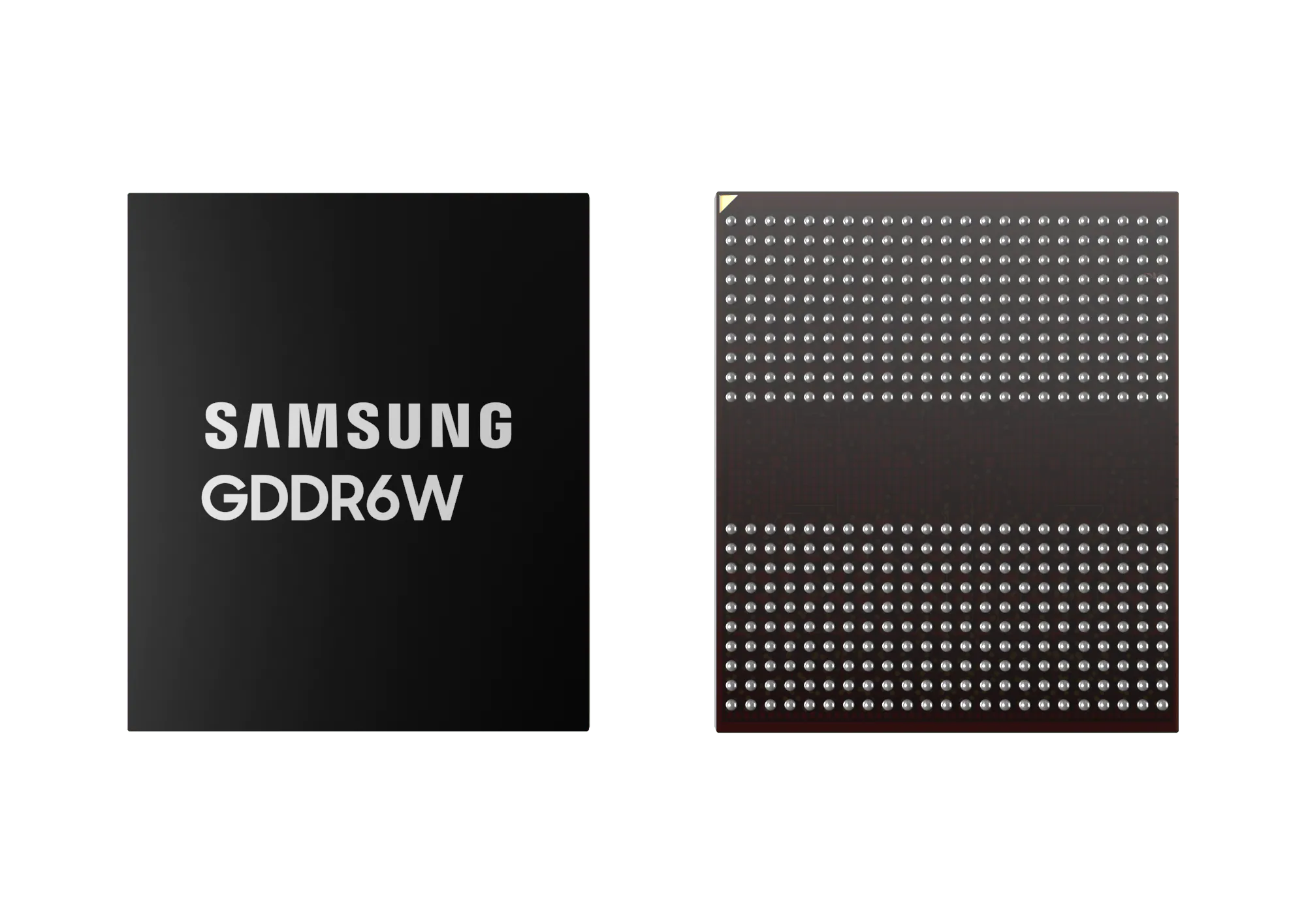 Immagine pubblicata in relazione al seguente contenuto: Samsung annuncia la memoria grafica GDDR6W, una evoluzione dell'attuale GDDR6 | Nome immagine: news33919_Samsung_GDDR6W_1.png