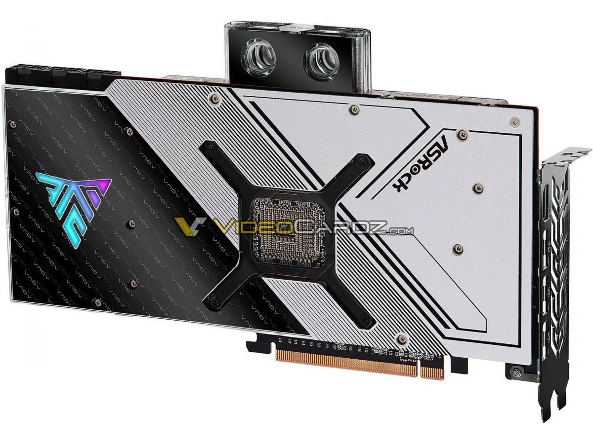 Immagine pubblicata in relazione al seguente contenuto: Prime foto (leaked) delle video card ASRock Radeon RX 7900 XTX AQUA | Nome immagine: news33947_ASRock-Radeon-RX-7900-XTX-AQUA_2.jpg