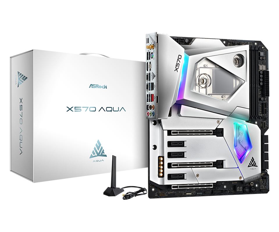 Immagine pubblicata in relazione al seguente contenuto: Prime foto (leaked) delle video card ASRock Radeon RX 7900 XTX AQUA | Nome immagine: news33947_ASRock-Radeon-RX-7900-XTX-AQUA_3.jpg