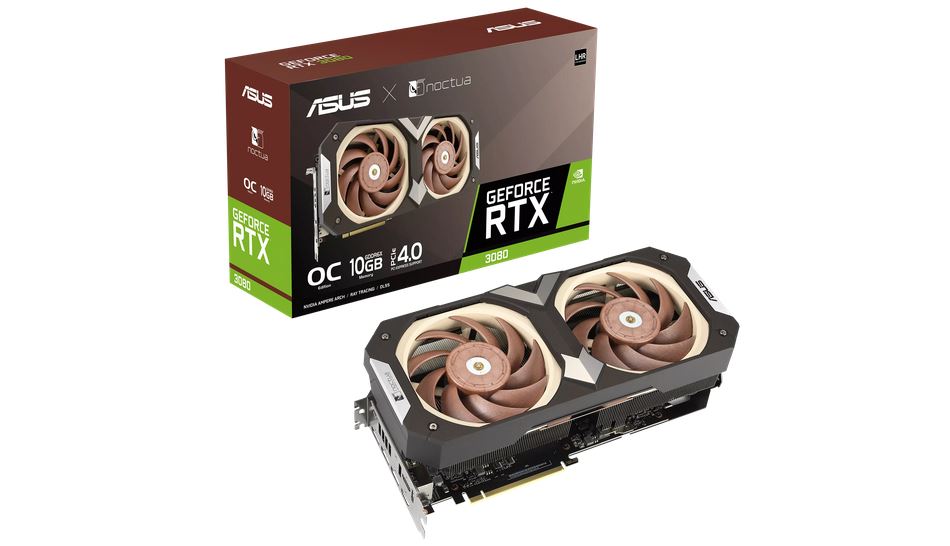 Immagine pubblicata in relazione al seguente contenuto: ASUS e Noctua presenteranno una GeForce RTX 40 custom al CES 2023 | Nome immagine: news34011_ASUS-GeForce-RTX-3080-Noctua-OC-Edition_1.jpg