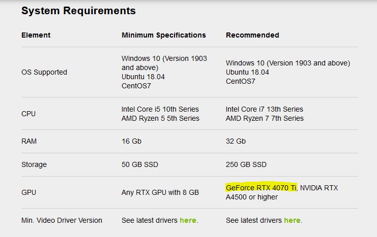 Immagine pubblicata in relazione al seguente contenuto: NVIDIA conferma indirettamente il lancio della GeForce RTX 4070 Ti | Nome immagine: news34029_NVIDIA-Omniverse-View_GeForce-RTX-4070-Ti_2.jpg