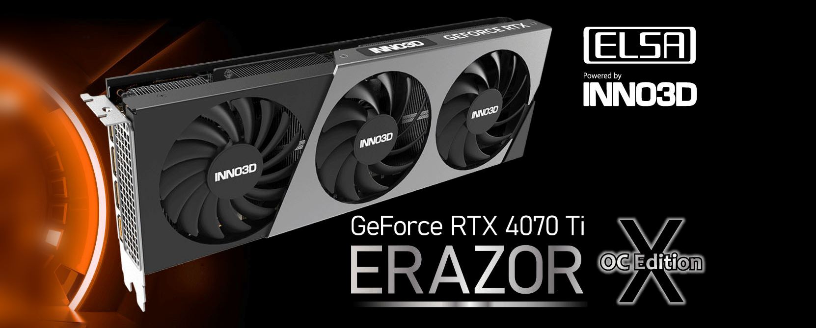 Media asset in full size related to 3dfxzone.it news item entitled as follows: ELSA anticipa NVIDA e presenta la video card GeForce RTX 4070 Ti ERAZOR OC | Image Name: news34044_GeForce-RTX-4070-Ti-ERAZOR-OC_1.jpg