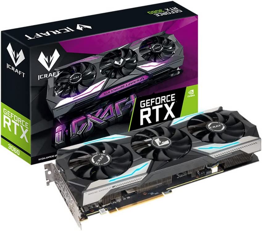 Immagine pubblicata in relazione al seguente contenuto: Le GeForce RTX 4050 e GeForce RTX 4060 citate nel database di ECC da MaxSun | Nome immagine: news34133_MAXSUN-GeForce-RTX-3060-iCraft-OC-Edtion-12GB-GDDR6_1.jpg