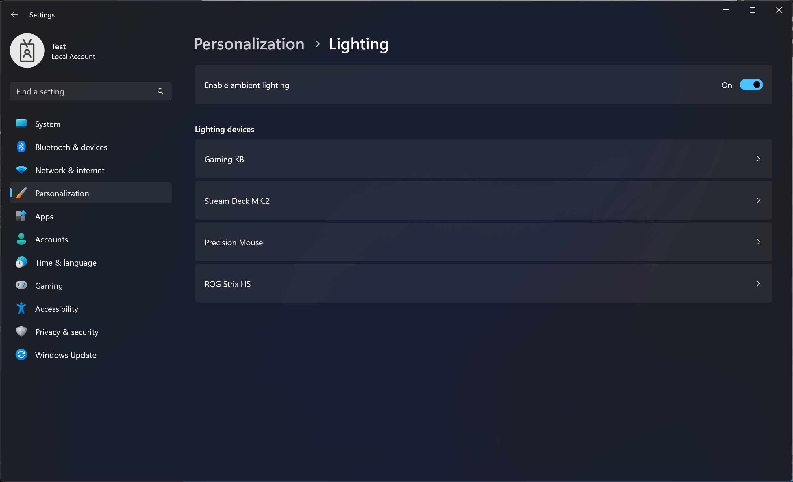 Immagine pubblicata in relazione al seguente contenuto: Windows 11 potrebbe gestire nativamente l'illuminazione delle periferiche RGB | Nome immagine: news34178_lighting-gaming_device_2.jpg