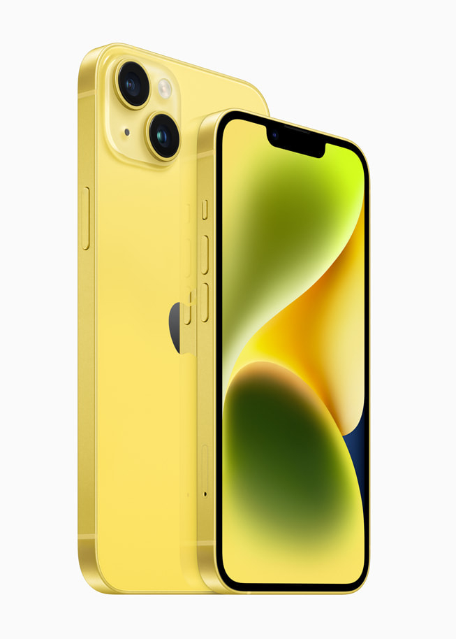 Media asset in full size related to 3dfxzone.it news item entitled as follows: Apple annuncia nuovi modelli iPhone 14 e iPhone 14 Plus di colore giallo | Image Name: news34247_Apple-iPhone-14_Giallo_1.jpg