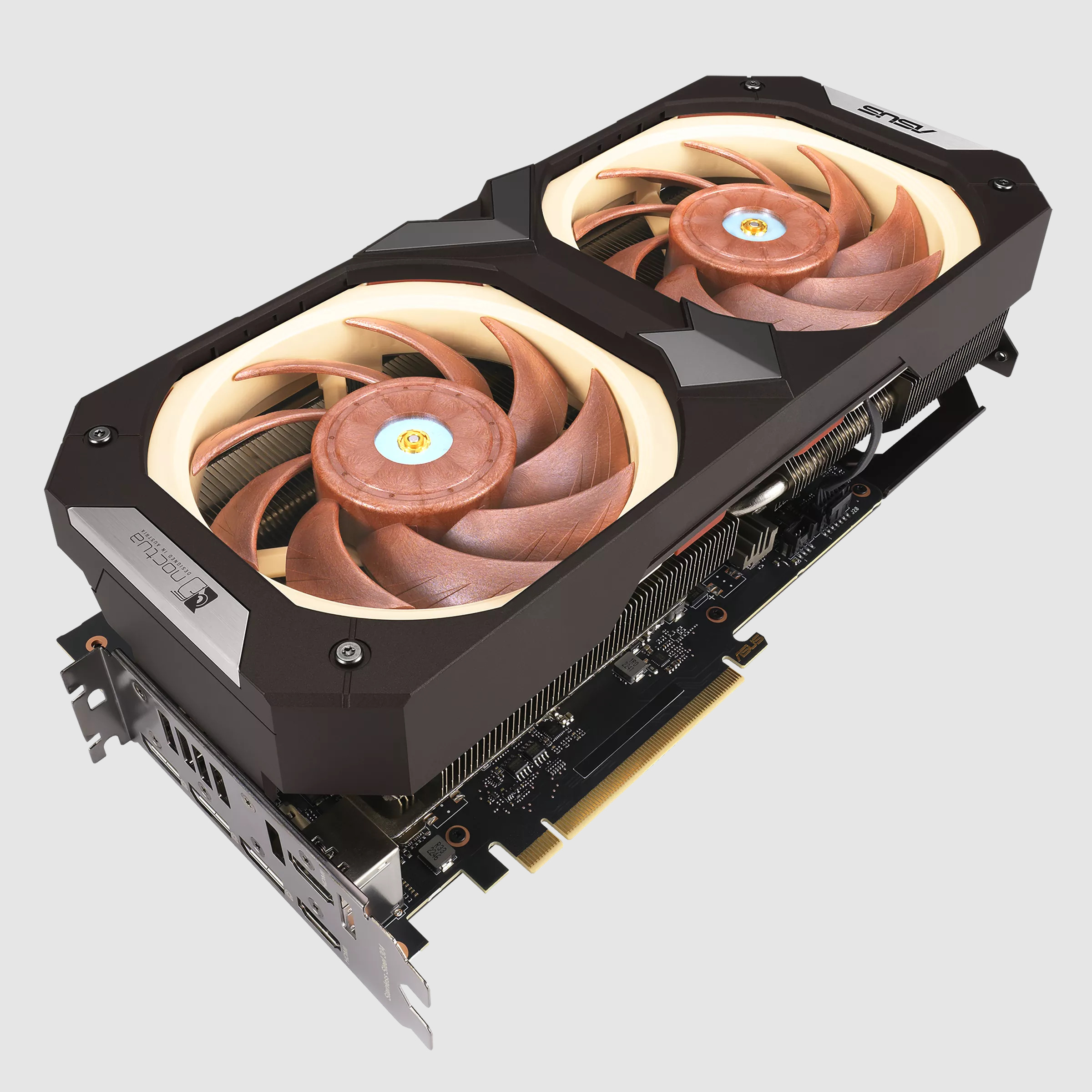 Immagine pubblicata in relazione al seguente contenuto: ASUS e Noctua annunciano la scheda grafica GeForce RTX 4080 Noctua Edition | Nome immagine: news34289_ASUS_GeForce-RTX-4080-Noctua-Edition_1.jpg