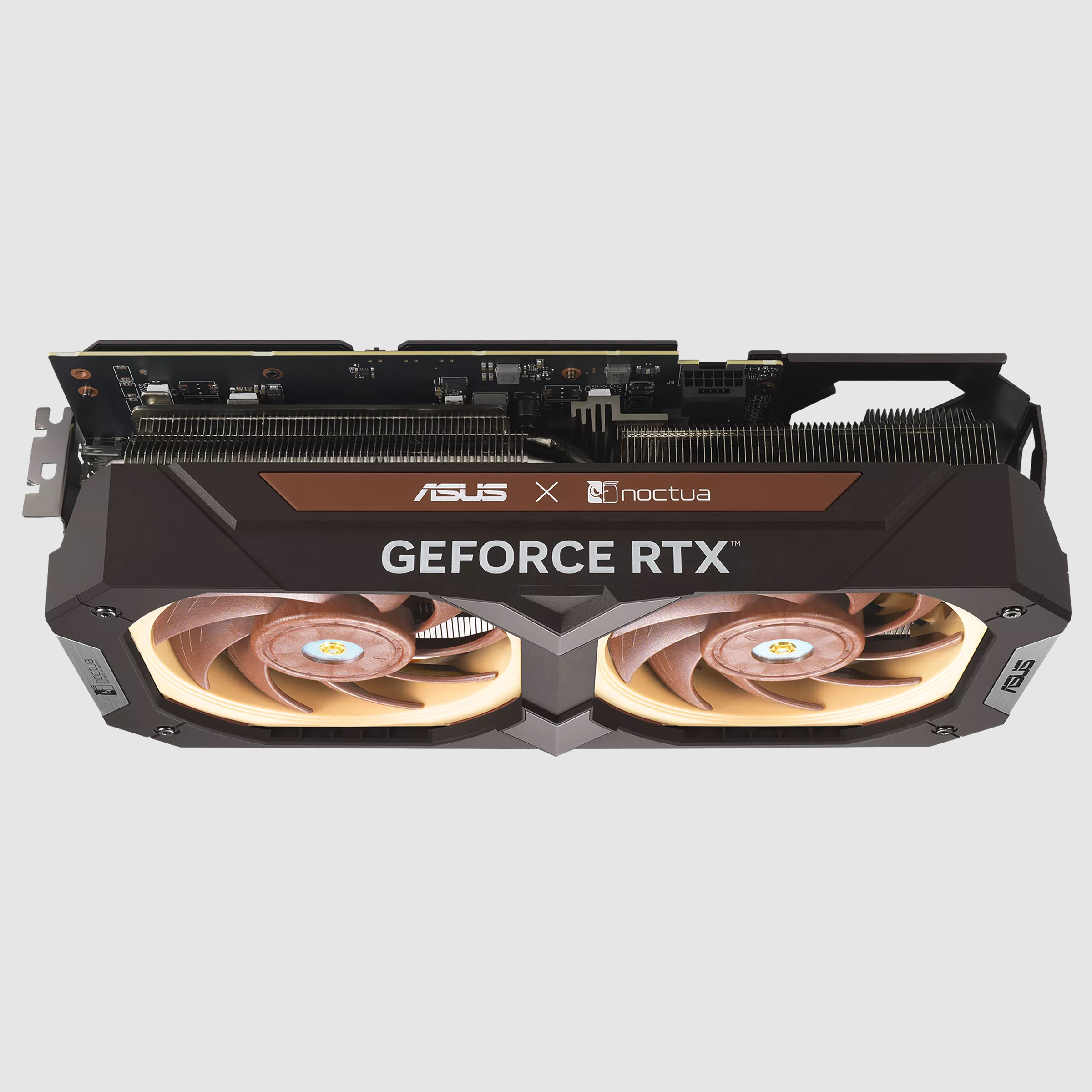 Immagine pubblicata in relazione al seguente contenuto: ASUS e Noctua annunciano la scheda grafica GeForce RTX 4080 Noctua Edition | Nome immagine: news34289_ASUS_GeForce-RTX-4080-Noctua-Edition_2.jpg