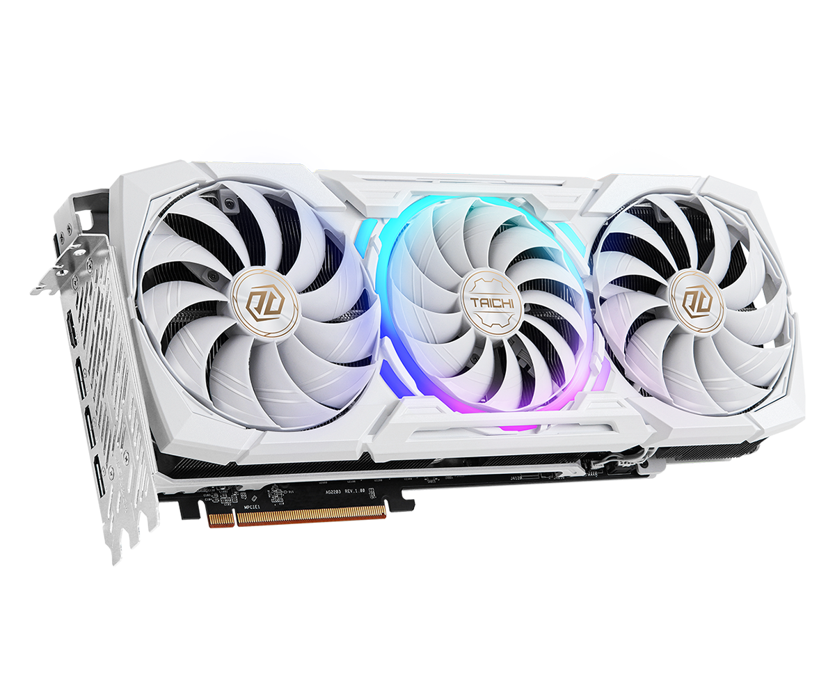 Immagine pubblicata in relazione al seguente contenuto: ASRock lancia la video card high-end Radeon RX 7900 XTX Taichi White 24 GB OC | Nome immagine: news34331_ASRock_Radeon-RX-7900-XTX-Taichi-White-24-GB-OC_1.png