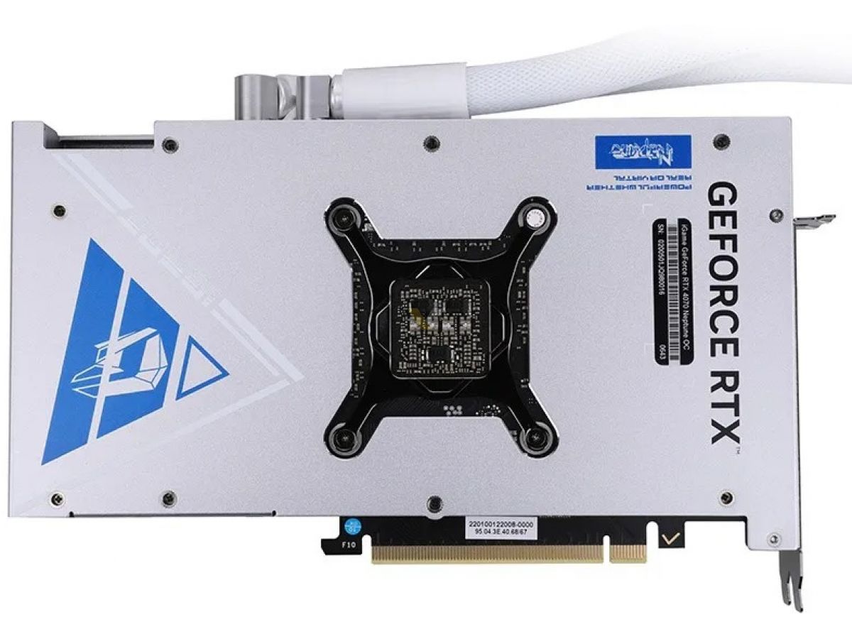 Immagine pubblicata in relazione al seguente contenuto: Colorful introduce la video card iGame GeForce RTX 4070 Neptune OC | Nome immagine: news34438_Colorful_iGame-RTX-4070-Neptune-OC_2.jpg