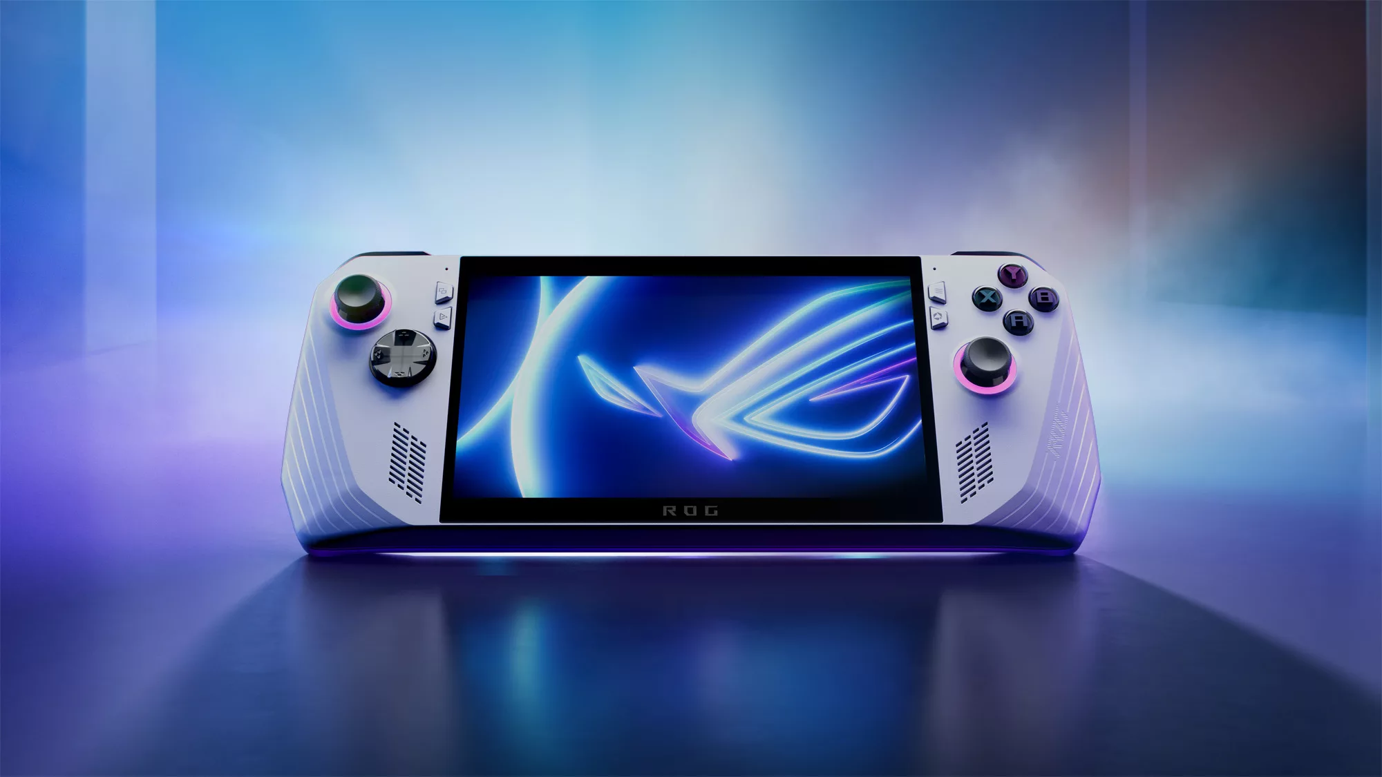 Media asset in full size related to 3dfxzone.it news item entitled as follows: ASUS ufficializza prezzi e tempistiche di lancio delle gaming console ROG Ally | Image Name: news34476_ROG-Ally_Console_1.png