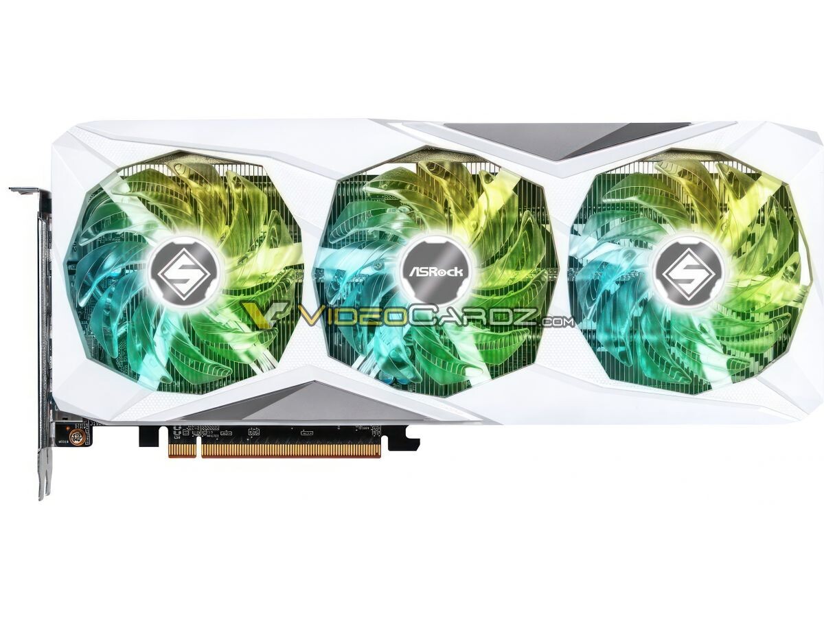 Immagine pubblicata in relazione al seguente contenuto: Foto della video card Radeon RX 7600 Steel Legend OC Edition di ASRock | Nome immagine: news34506_ASRock-Radeon-RX-7600-Steel-Legend-OC-Edition_2.jpg