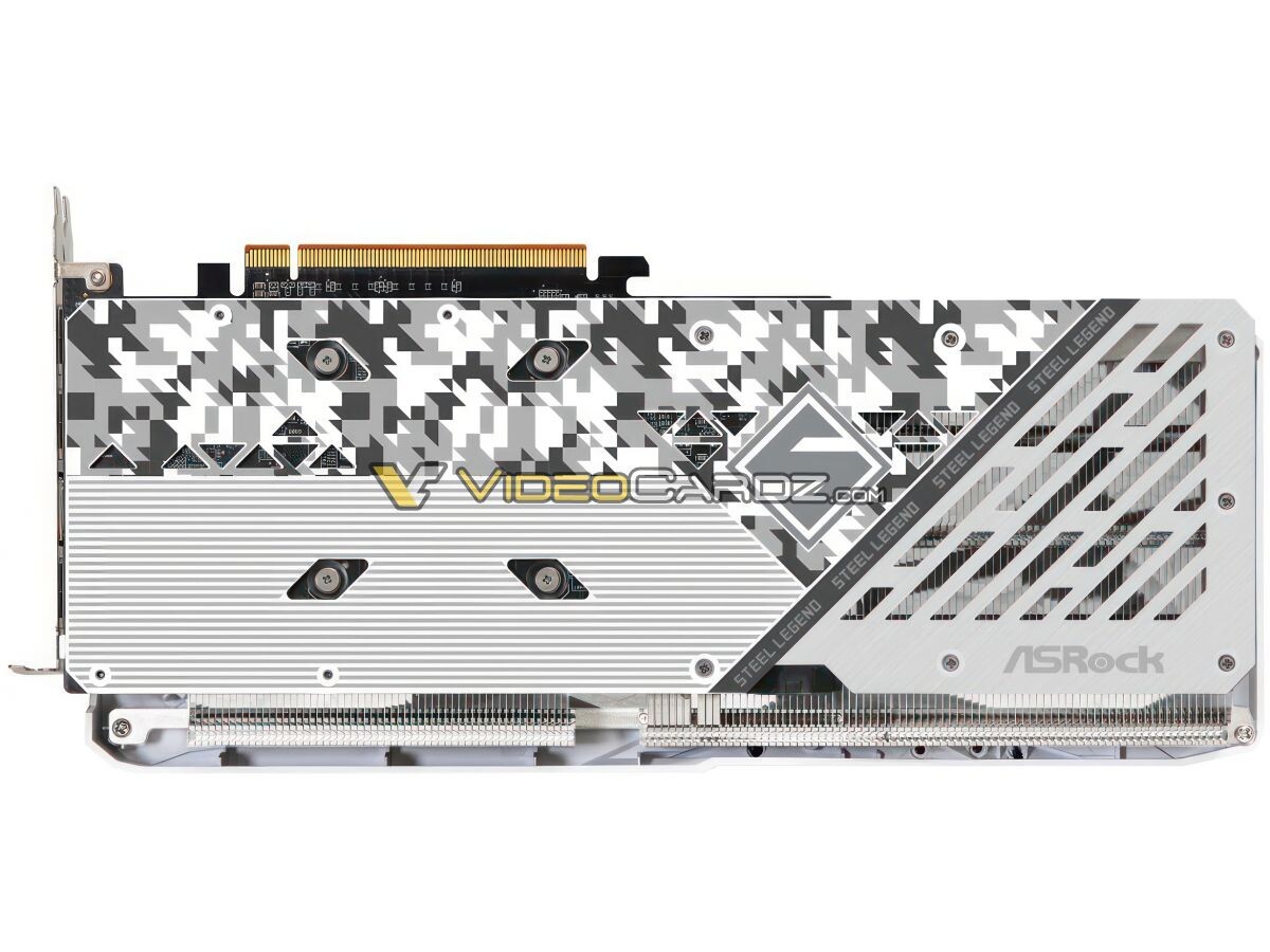 Immagine pubblicata in relazione al seguente contenuto: Foto della video card Radeon RX 7600 Steel Legend OC Edition di ASRock | Nome immagine: news34506_ASRock-Radeon-RX-7600-Steel-Legend-OC-Edition_3.jpg