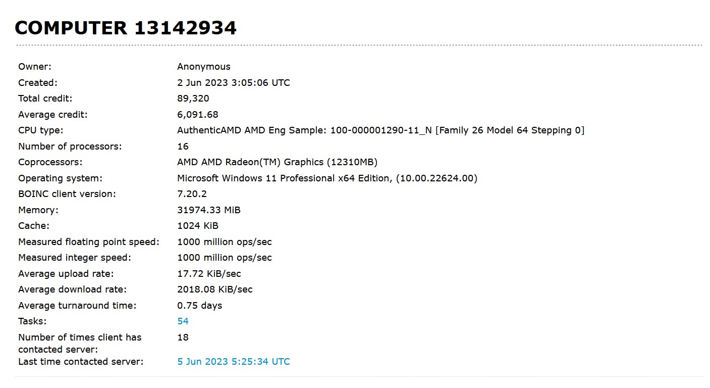 Media asset in full size related to 3dfxzone.it news item entitled as follows: Il sample engineering di una CPU Zen 5 in uso per il progetto Einstein@Home? | Image Name: news34558_AMD_Zen-5_Einstein-Home_1.jpg