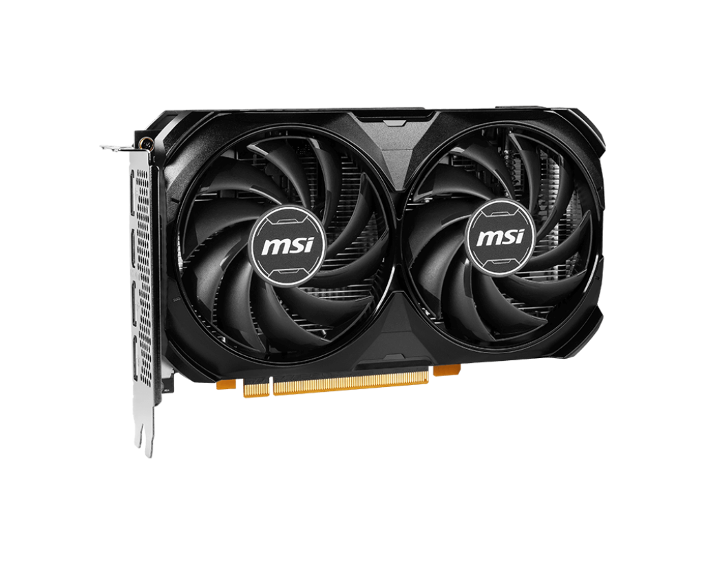 Immagine pubblicata in relazione al seguente contenuto: MSI aggiunge quattro GeForce RTX 4060 al proprio catalogo di  video card | Nome immagine: news34590_GeForce-RTX-4060-VENTUS-2X-BLACK-8G-OC_1.png