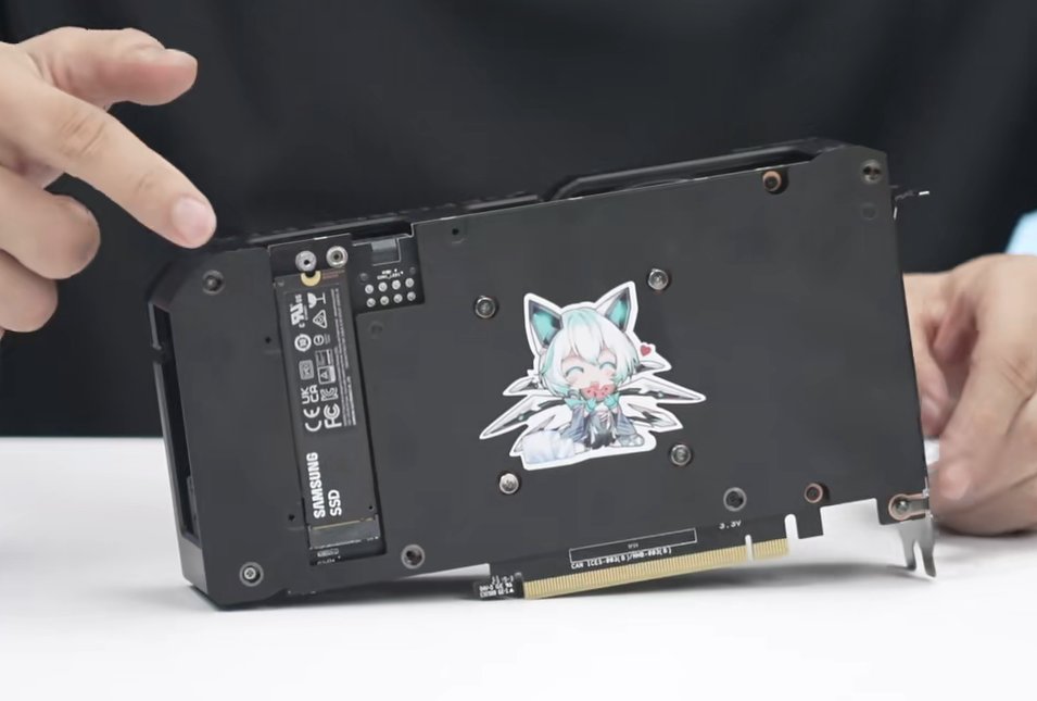 Immagine pubblicata in relazione al seguente contenuto: ASUS realizza una GeForce RTX 4060 Ti con uno slot M.2 per SSD NVMe | Nome immagine: news34631_ASUS_GeForce-RTX-4060-Ti_M2_1.jpg