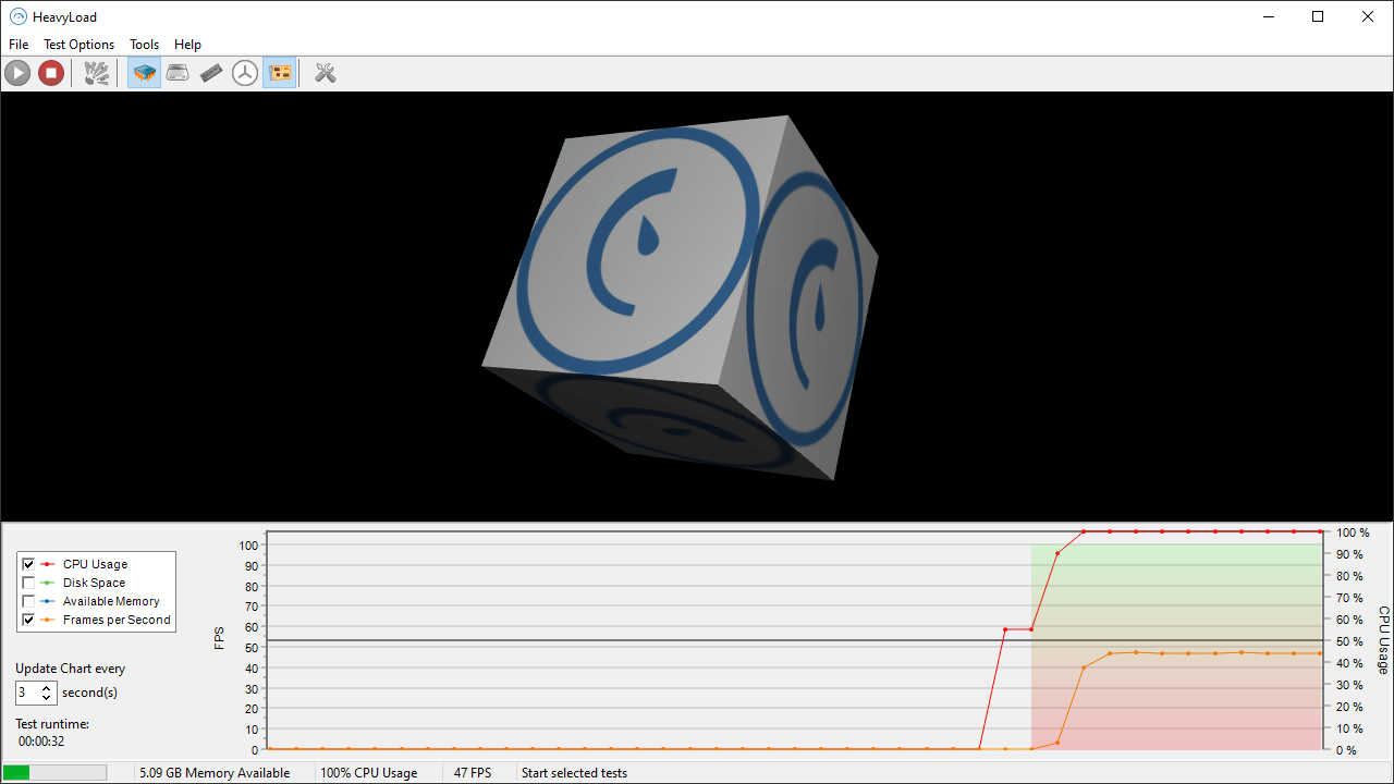 Immagine pubblicata in relazione al seguente contenuto: HeavyLoad 3.9.1.354 effettua lo stress testing su server e PC, ed  free | Nome immagine: news34634_HeavyLoad_Screenshot_1.png