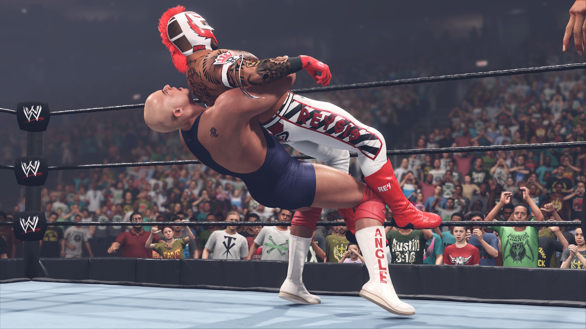 Immagine pubblicata in relazione al seguente contenuto: AMD rilascia il driver grafico Radeon Software Adrenalin Edition 23.7.1 | Nome immagine: news34643_WWE_2K23_Screenshot_1.jpg