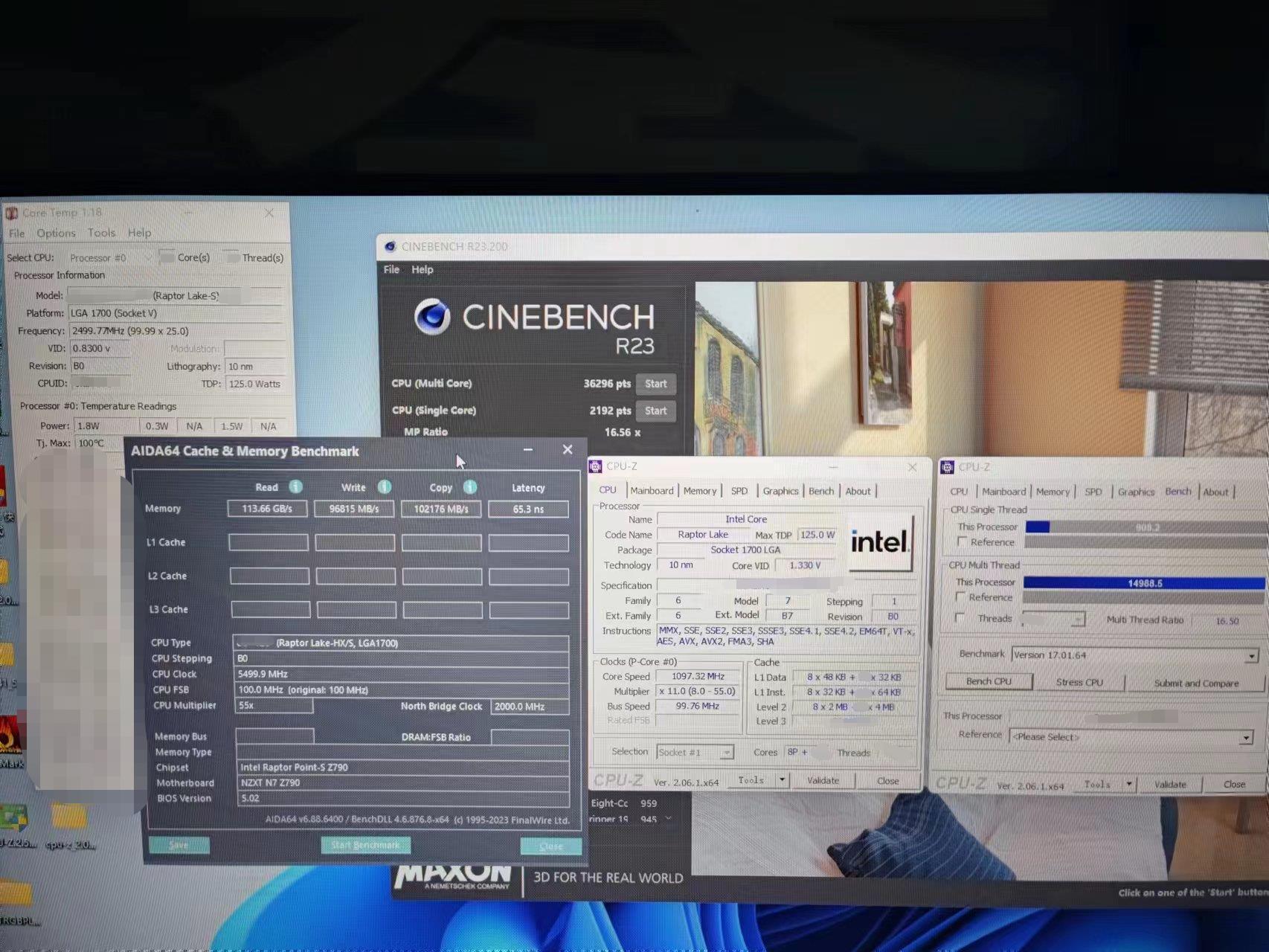 Immagine pubblicata in relazione al seguente contenuto: La CPU Intel Core i7-14700K (Raptor Lake Refresh) testato con CINEBENCH e CPU-Z | Nome immagine: news34654_Intel-Core_2.jpg