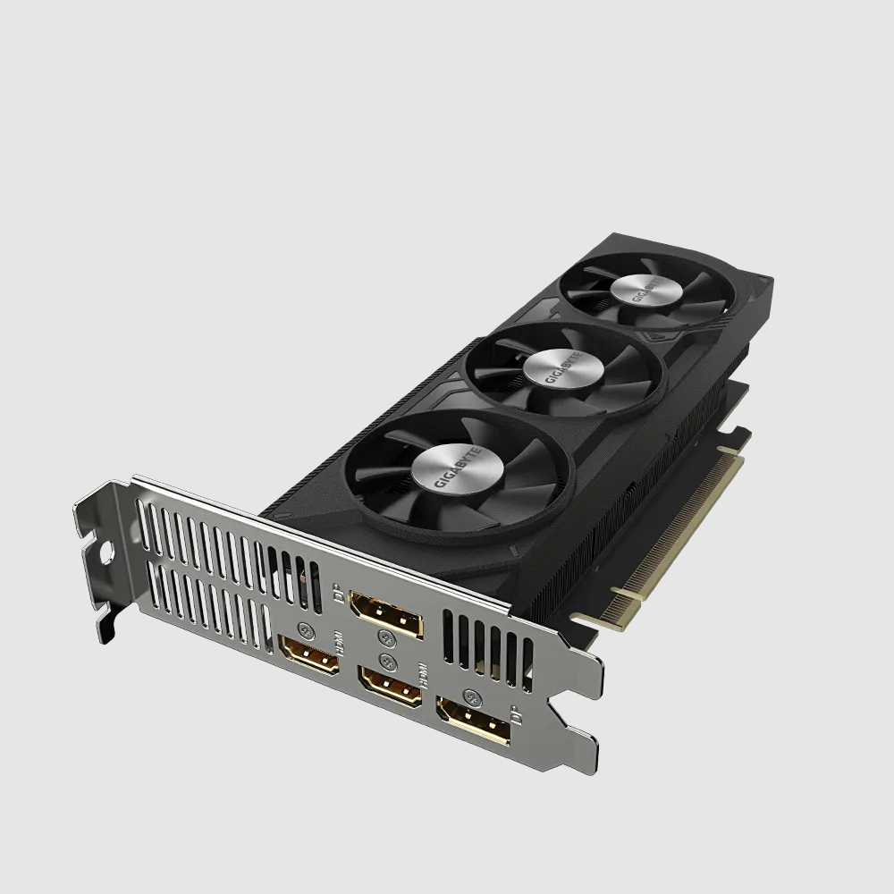 Immagine pubblicata in relazione al seguente contenuto: GIGABYTE lancia la video card non reference GeForce RTX 4060 OC Low Profile 8G | Nome immagine: news34719_GIGABYTE-GeForce-RTX-4060-OC-Low-Profile-8G_1.jpg